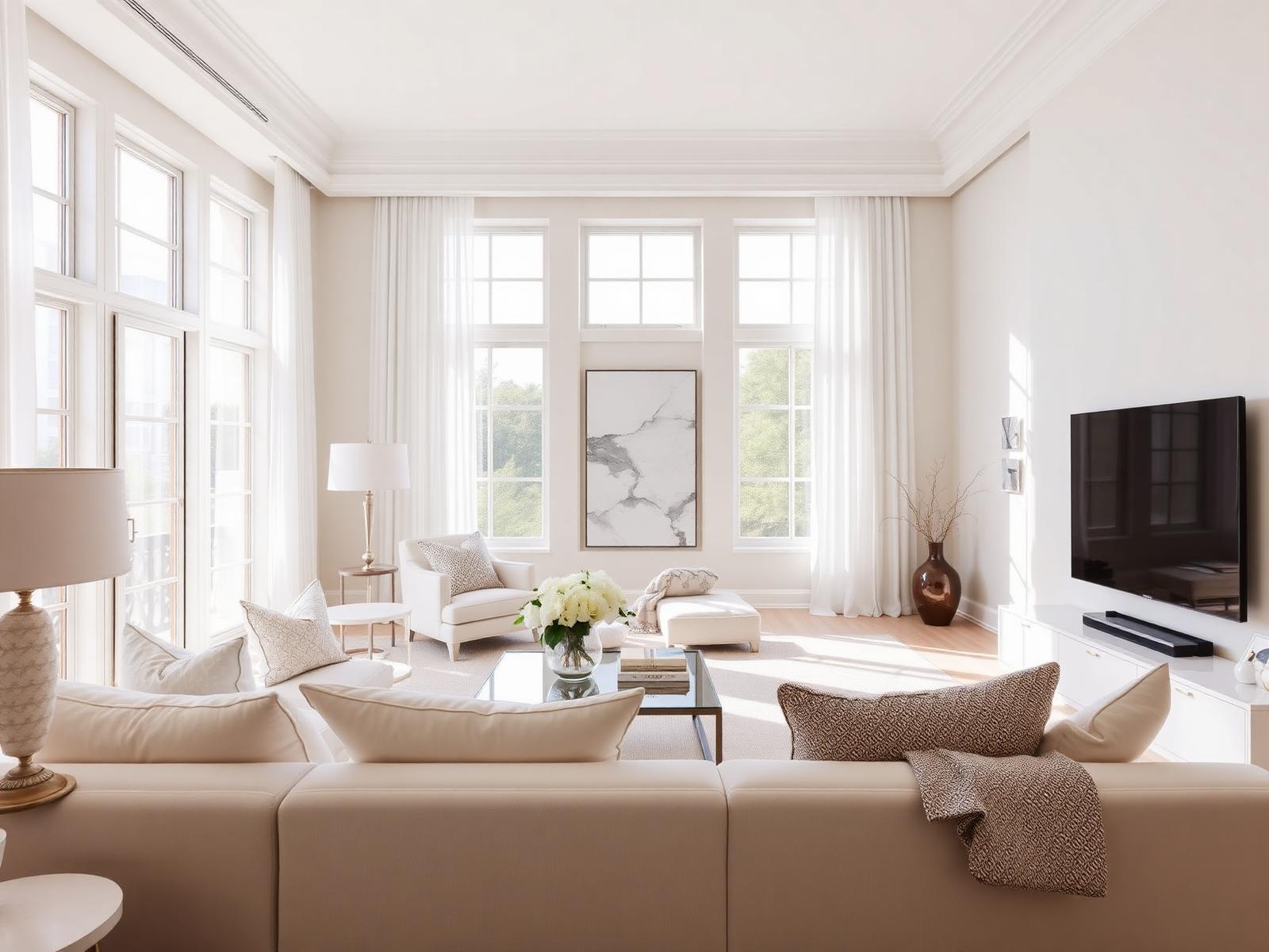 Warm, lived-in family home interior